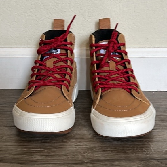 NEW! Kid Size 3.0 Vans Sk8 Hi MTE-1 Skate Shoe - Chipmunk Tan - Insulated - Picture 5 of 9